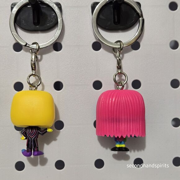 Funko Pop! Keychains: The Nightmare Before Christmas - Jack  Sally (Blacklight) - Picture 4 of 5